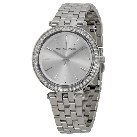 michael kors petite darci silver watch|darci watches for women.